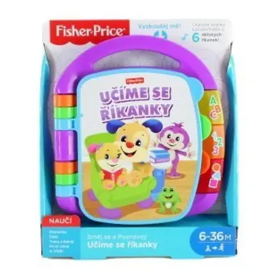 Fisher price mluvící knížka učíme se říkanky cz, mattel frc71