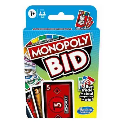 Monopoly bid karetní hra, hasbro f1699