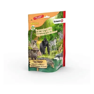 Schleich 87862 sáček s překvapením - africká zvířátka l, série 4