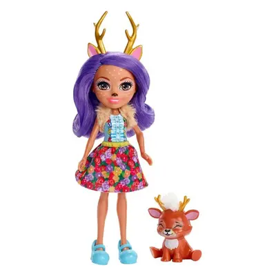 Enchantimals panenka se zvířátkem danessa deer a sprint, mattel fxm75