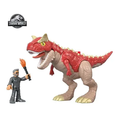 Fisher price imaginext carnotaurus a dr. malcolm, mattel gbn16