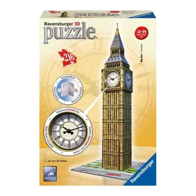 Ravensburger 12586 puzzle 3d big ben s hodinami 216 dílků