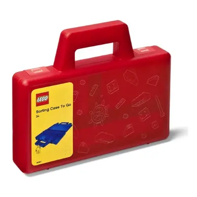 Lego® úložný box to-go červený