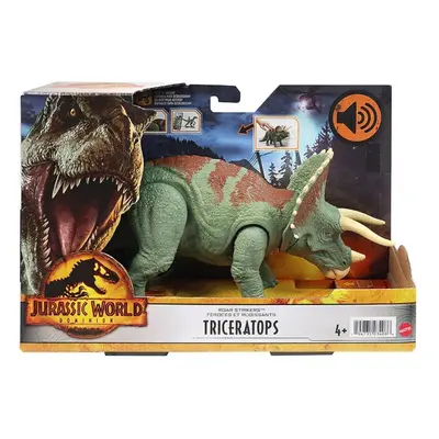 Mattel jurský svět: nadvláda ohlušující útok triceratops