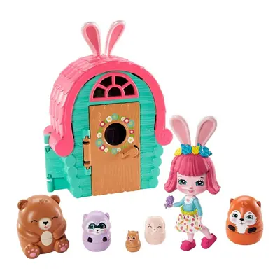 Enchantimals tajné útočiště nejlepších přátel, bree bunny cabin mattel gtm47