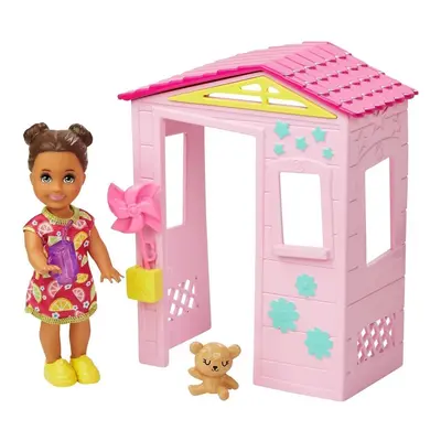 Mattel barbie příběh z deníku chůvy růžový altánek grp15/fxg94