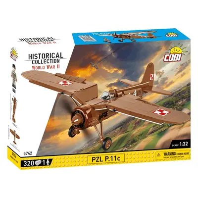 Cobi 5742 polský stíhací letoun pzl p.11c