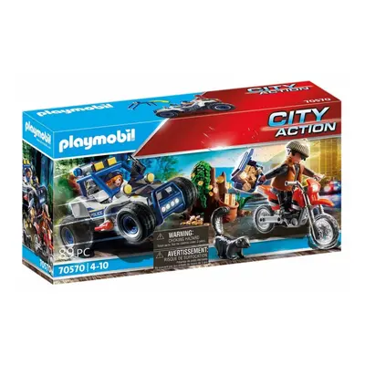 Playmobil 70570 policejní suv: pronásledování lupiče pokladu