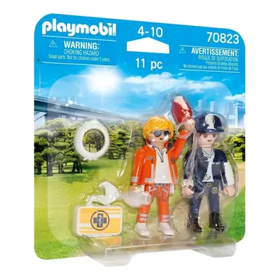 Playmobil 70823 duopack pohotovostní lékař a policistka