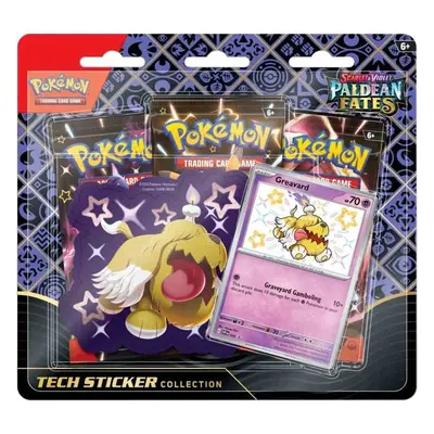 Pokémon tcg: scarlet & violet - paldean fates tech sticker collection greavard