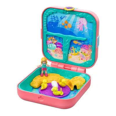 Polly pocket pidi svět v krabičce - zátoka mořské panny, mattel gdk77