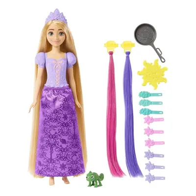 Mattel disney princess panenka locika s pohádkovými vlasy, hlw18