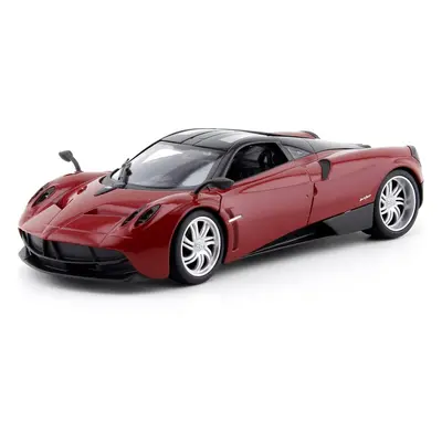 Kovový model huayra červená 1:24