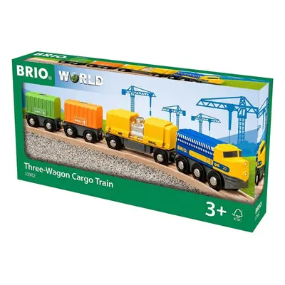 Brio 33982 nákladní vlak se třemi vagony