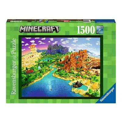 Ravensburger 17189 svět minecraftu 1500 dílků