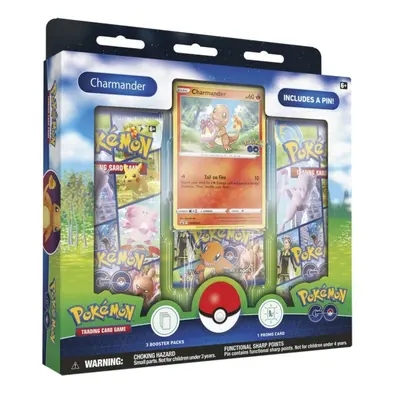 Pokémon tcg: pokémon go - pin box charmander