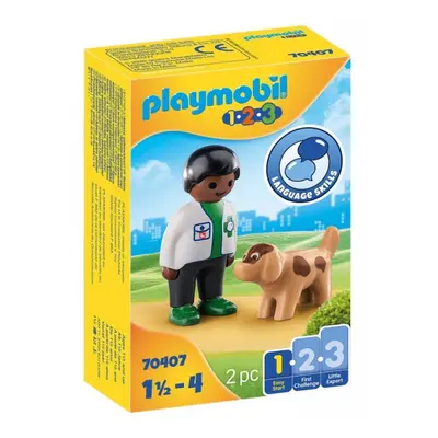 Playmobil 70407 veterinář s pejskem (1.2.3)