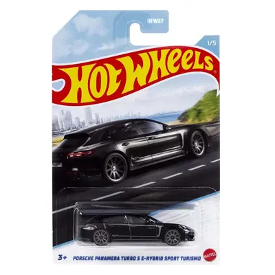 Hot wheels tématické auto luxusní sedan porsche panamera turbo 1/5