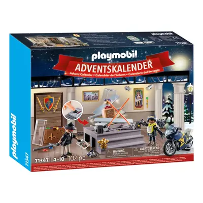 Playmobil 71347 adventní kalendář policie: krádež v muzeu