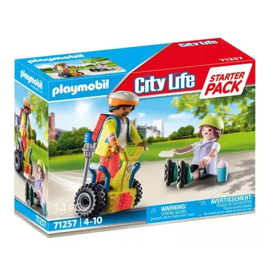 Playmobil 71257 starter pack záchranář na segwayi