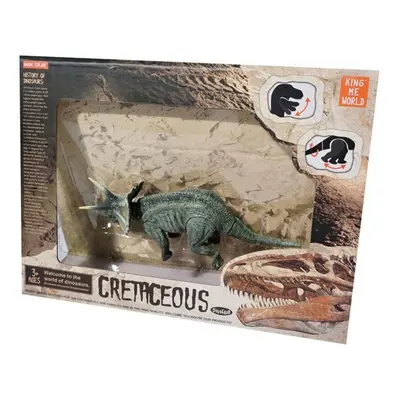 Cretaceous triceratops s pohyblivými končetinami 16 cm