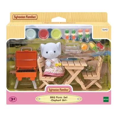 Sylvanian families 5640 bbq sada na piknik se slonem