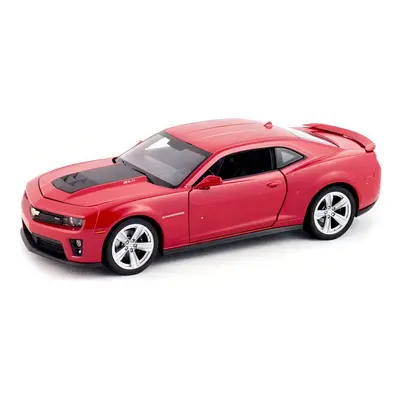 Kovový model chevrolet camaro zl1 červený 1:24