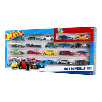 Hot wheels sběratelská kolekce 20 angličáků, mattel h7045