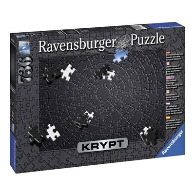 Ravensburger 15260 puzzle krypt black, 736 dílků