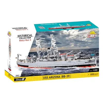 Cobi 4843 americká bitevní loď uss arizona bb-39