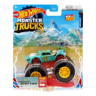 Hot wheels® monster trucks kaskadérské kousky night shifter, mattel hcn55