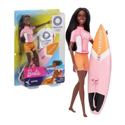 Mattel barbie surfing tokyo 2020, gjl76