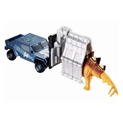 Jurský svět matchbox dinokáry stegosaurus claw carrier, mattel hbh87