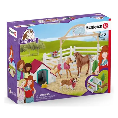 Schleich 42458 hostující koně, hannah s fenkou ruby