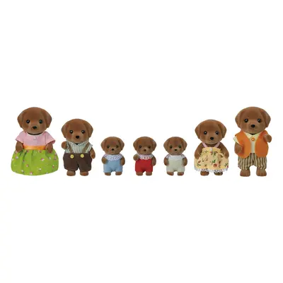 Sylvanian families 5730 velká rodina chocolate labradorů