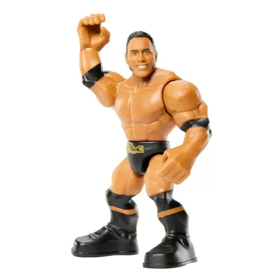 Mattel wwe knuckle crunchers akční figurka the rock, hwh22