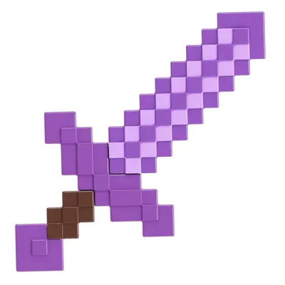 Mattel minecraft očarovaný meč fialový, htl93