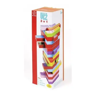 Albi věž 3v1: jenga, pexeso a domino