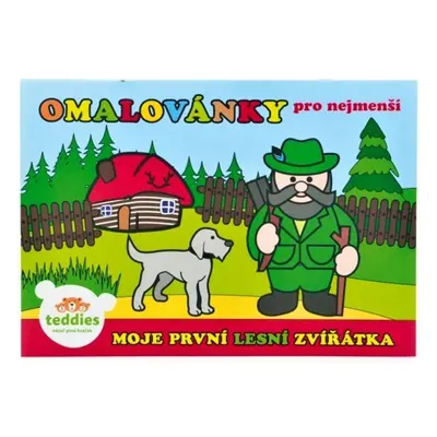 Omalovánky pro nejmenší moje první zvířátka lesní