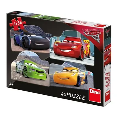 Dino puzzle wd cars 3 rivalové 4x54d.