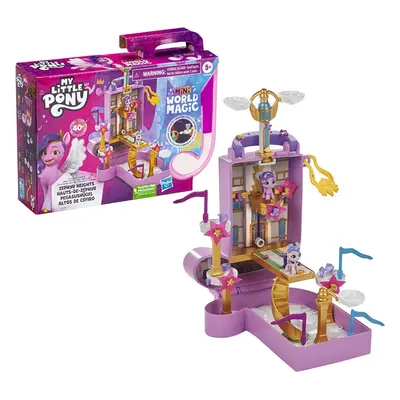 Hasbro mlp my little pony mini world magic kufřík s věží a výtahem pipp petals