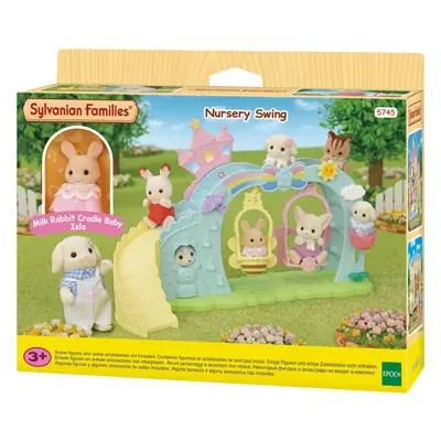 Sylvanian families 5745 duhové houpačky se skluzavkou