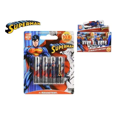 Superman baterie aa/lr6 alkaline 1,5v 4ks, nickelodeon