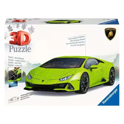 Ravensburger 11559 puzzle 3d lamborghini huracan evo zelené 156 dílků