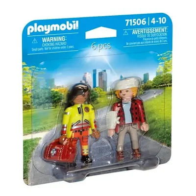 Playmobil 71506 duopack záchranářka s pacientem