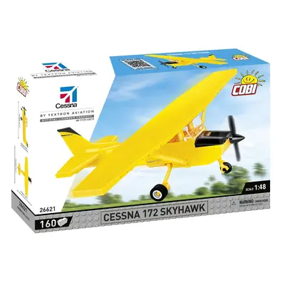 Cobi 26621 cessna 172 skyhawk žlutá, 1:48