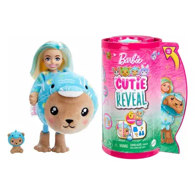 Mattel barbie® cutie reveal™ chelsea v kostýmu - medvídek v kostýmu hrk30