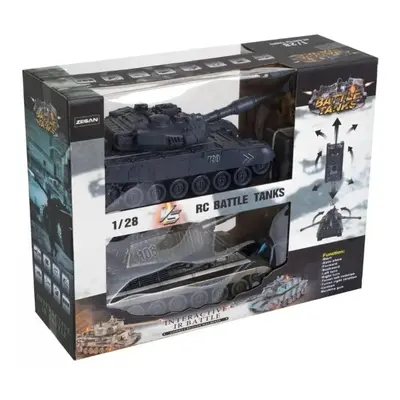 Tank rc 2ks 36cm tanková bitva, dobíjecí pack, světlo, zvuk