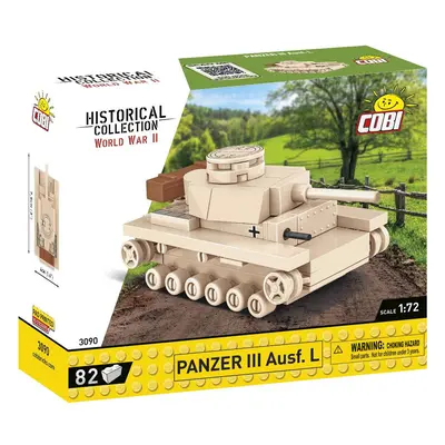 Cobi 3090 německý tank panzer iii ausf. l, 1:72