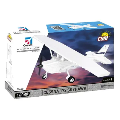 Cobi 26620 cessna 172 skyhawk bílá, 1:48